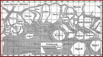 Mappa della superficie di Marte disegnata da Schiaparelli